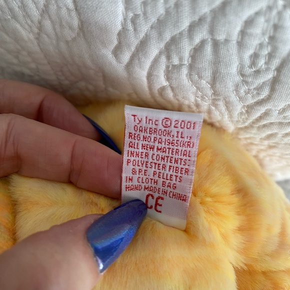 🧡 RETIRED MATCHING SET. Beanie BUDDY Bear “Sunny” & Beanie BABY Bear “Sunny”. - Picture 16 of 16